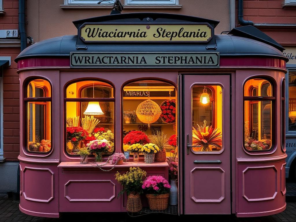Kwiaciarnia „Stefania” w Tramwaju